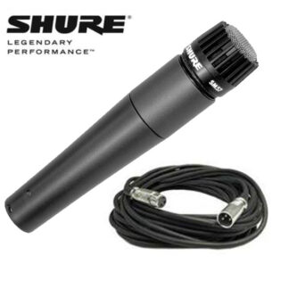 Shure SM57 Dynamic instrument microphone Hire Melbourne