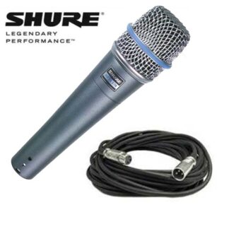 Shure beta 57a Dynamic instrument microphone Hire Melbourne