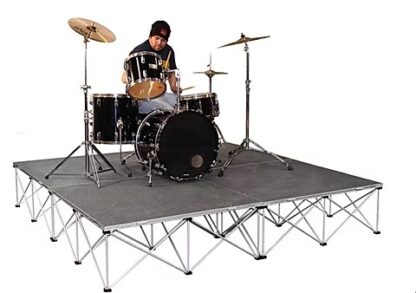 Portable mobile stage portable drum riser hire melbourne rent